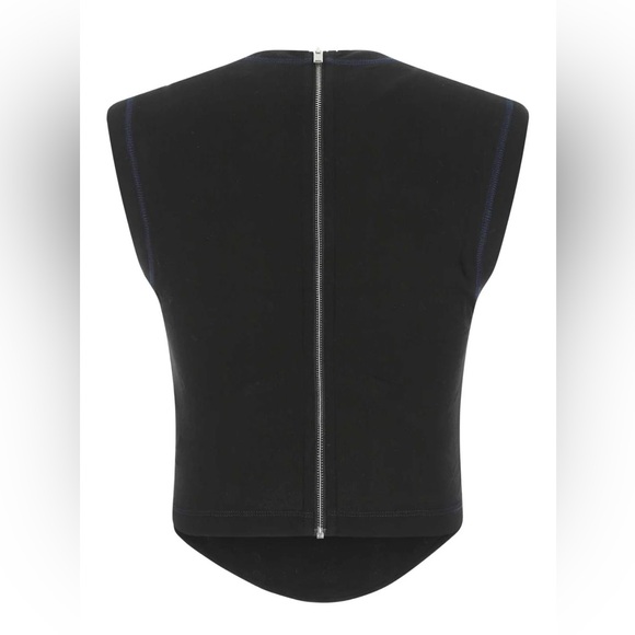 SOLD - Unisex Dion Lee Black Sleeveless Top - Picture 10 of 15